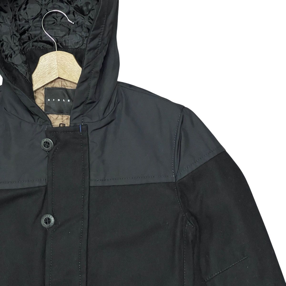 Sisley Sisley 2012 Archive Wool Hooded Parka Jacket - Made in Italy Size US S / EU 44-46 / 1 - 2 Thumbnail