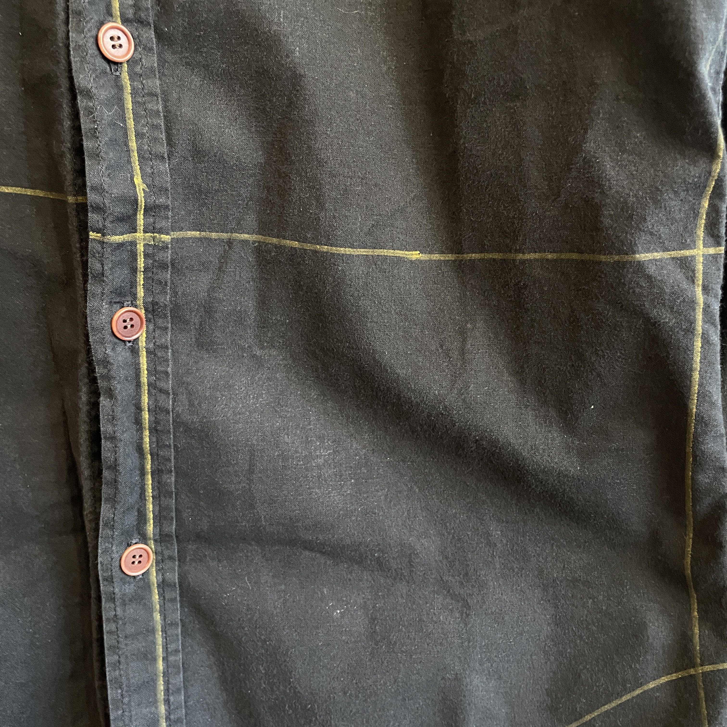 Christopher Nemeth NEMETH Hand-Drawn Stitch Line Printed Shirt Size US M / EU 48-50 / 2 - 5 Thumbnail