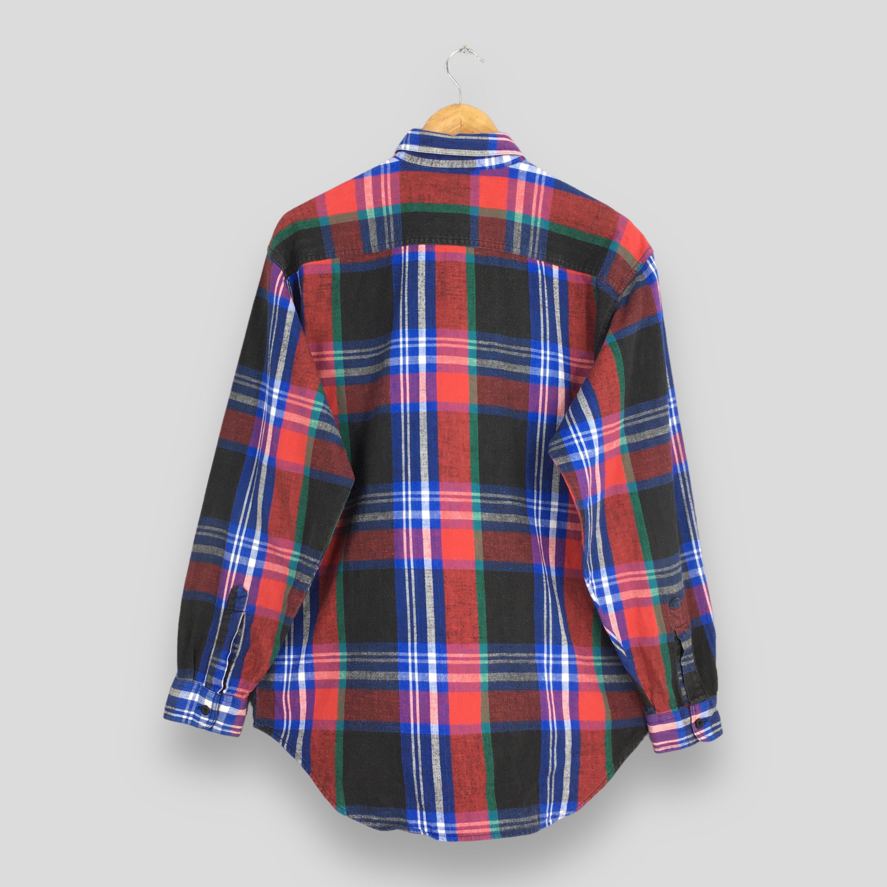 Flannel × Levi's × Levi's Vintage Clothing Vintage 90s Levis Strauss Checkered Flannel Shirt Medium Size US M / EU 48-50 / 2 - 7 Thumbnail
