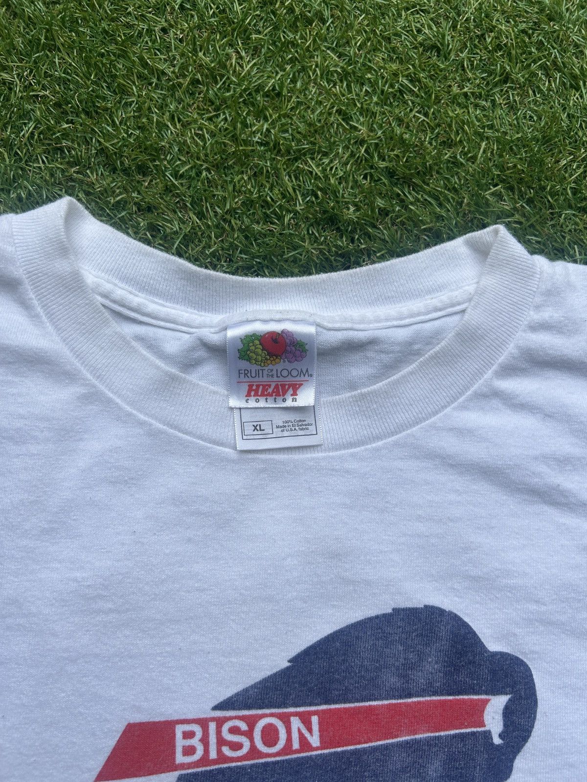 Vintage Vintage 90s Howard University Bison Go Bison T-Shirt. Size US XL / EU 56 / 4 - 3 Thumbnail
