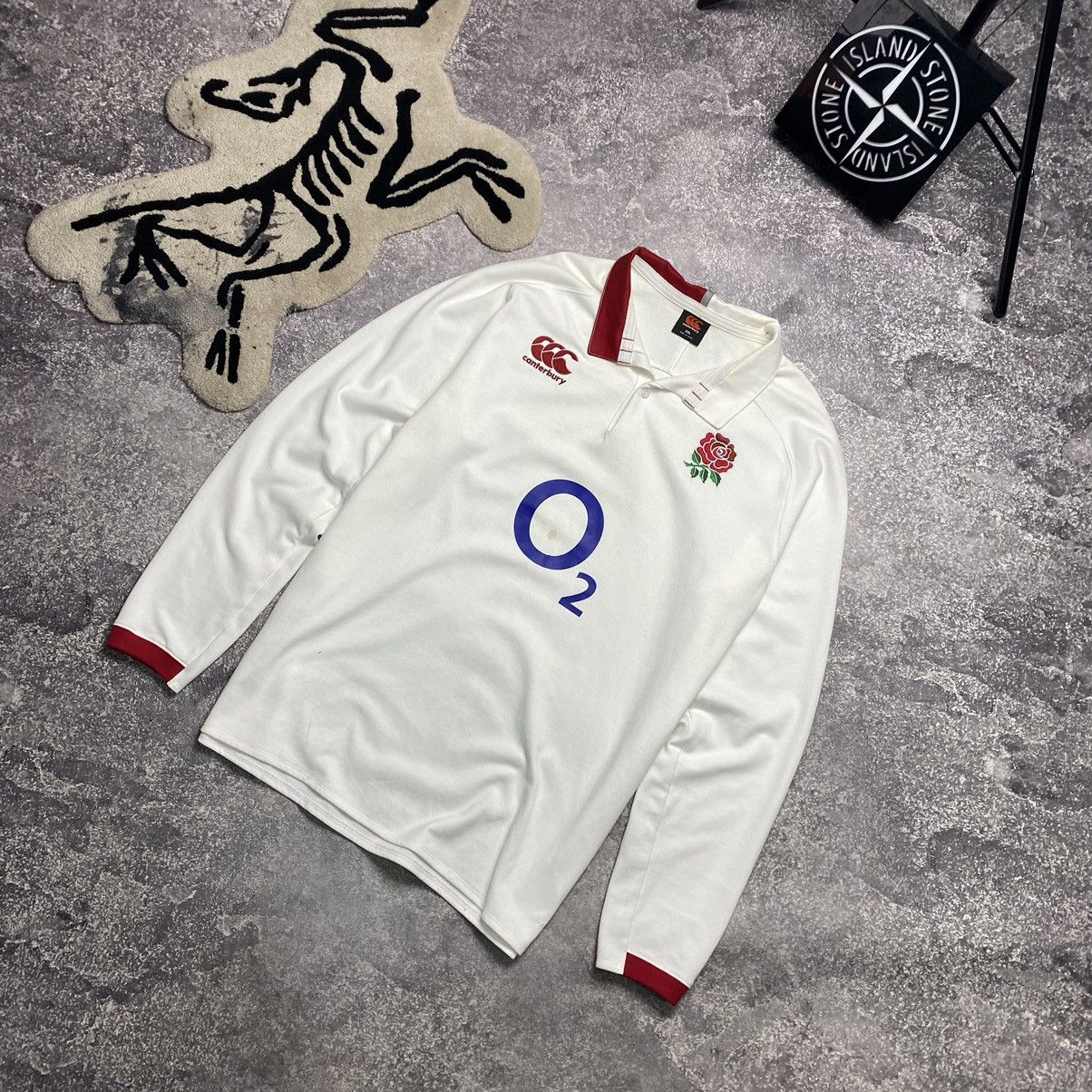 Vintage Vintage England Rugby League Canterbury O2 Longsleeve Size US XXL / EU 58 / 5 - 1 Thumbnail