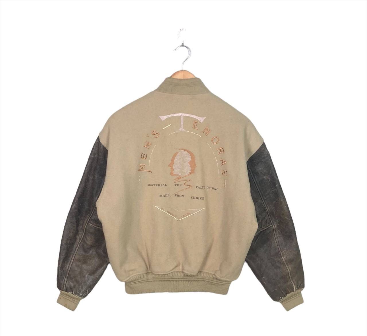 Other Vintage Men’s Tenoras Leather Varsity Jacket Stadium Jacket Size US L / EU 52-54 / 3 - 1 Thumbnail