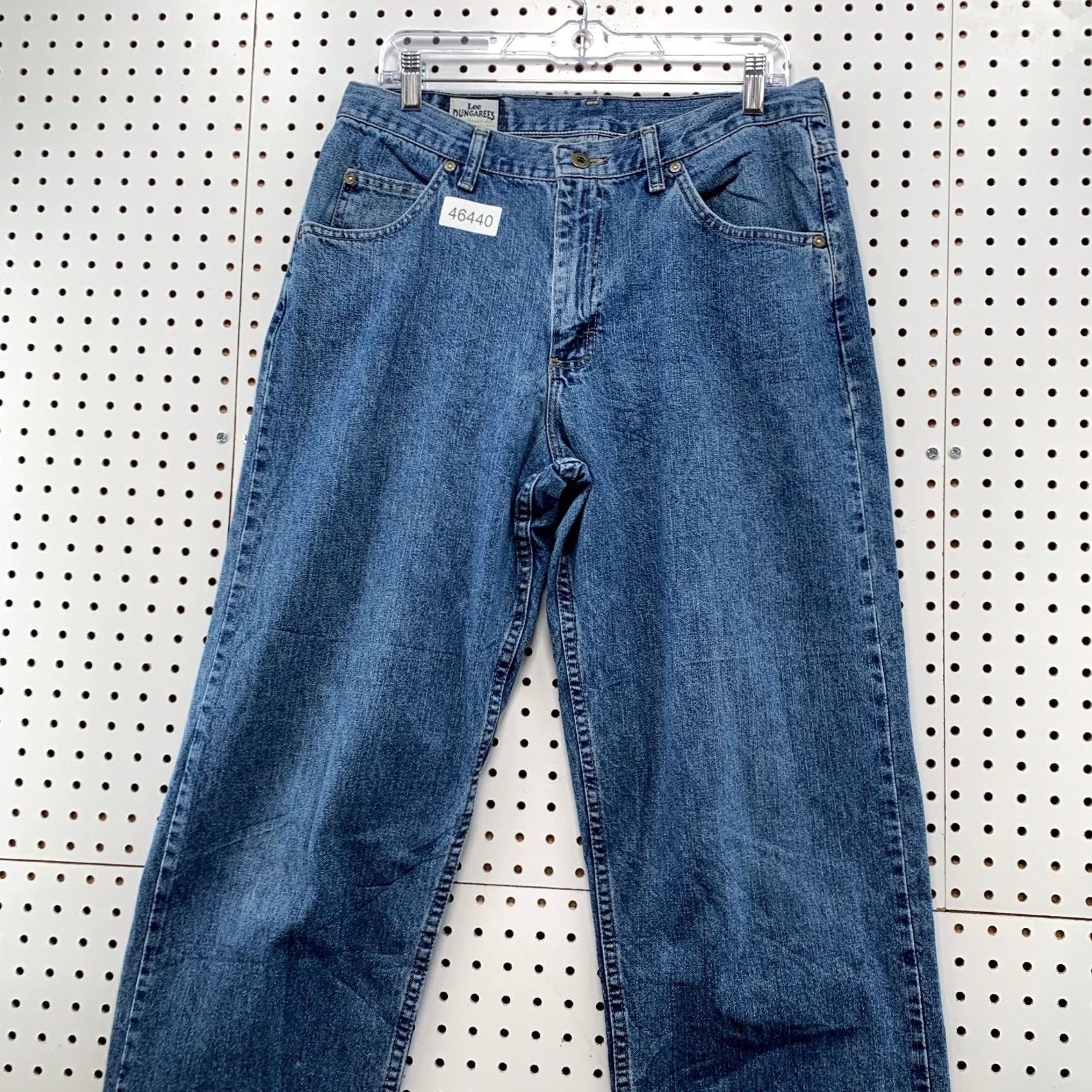 Lee VINTAGE Lee Dungaree Jeans Mens 32x30.5 Tag 33x32 Blue Denim Baggy Wide Leg Size US 30 / EU 46 - 2 Thumbnail