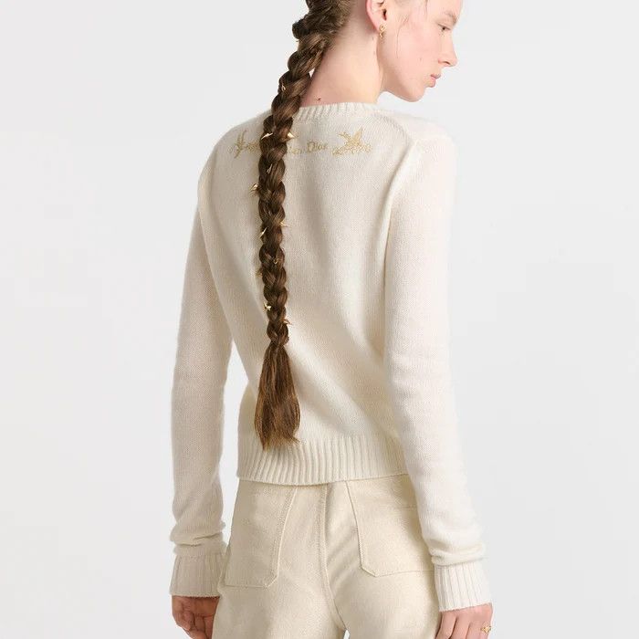 Dior o1bcso1str0126 Sweaters in White Size S / US 4 / IT 40 - 4 Thumbnail