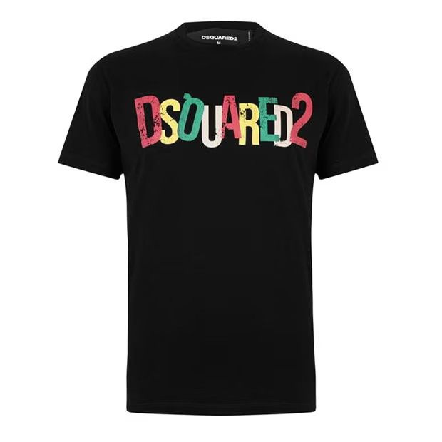 image of Dsquared2 O1G2R1Mq0424 T-Shirts In Black, Men's (Size XL)