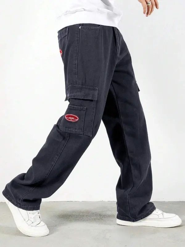 Jean Komuro x Mari Cargo Pocket Denim Jeans Straight fit Size US 32 / EU 48 - 8 Thumbnail