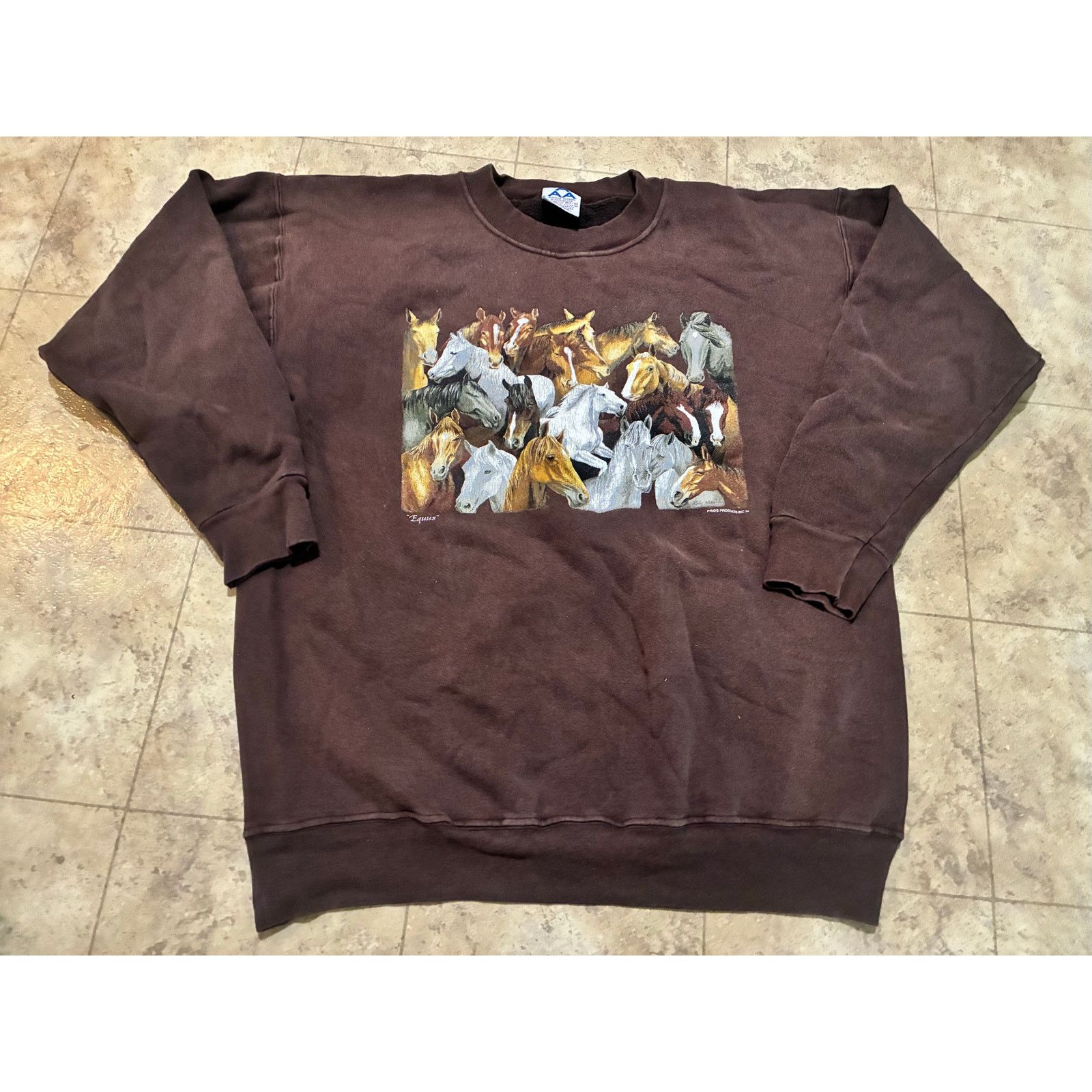 AAA Vintage Horse Graphic Sweatshirt Large AAA All Style Apparel Size US L / EU 52-54 / 3 - 1 Thumbnail