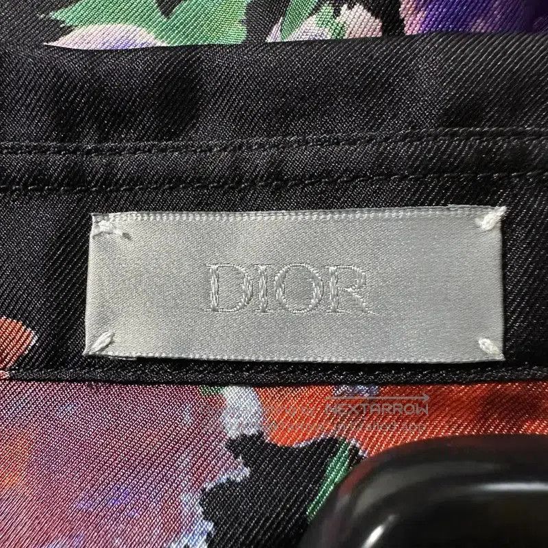 Dior Dior Floral Black Silk Long Sleeve Shirt . Size US XL / EU 56 / 4 - 7 Thumbnail