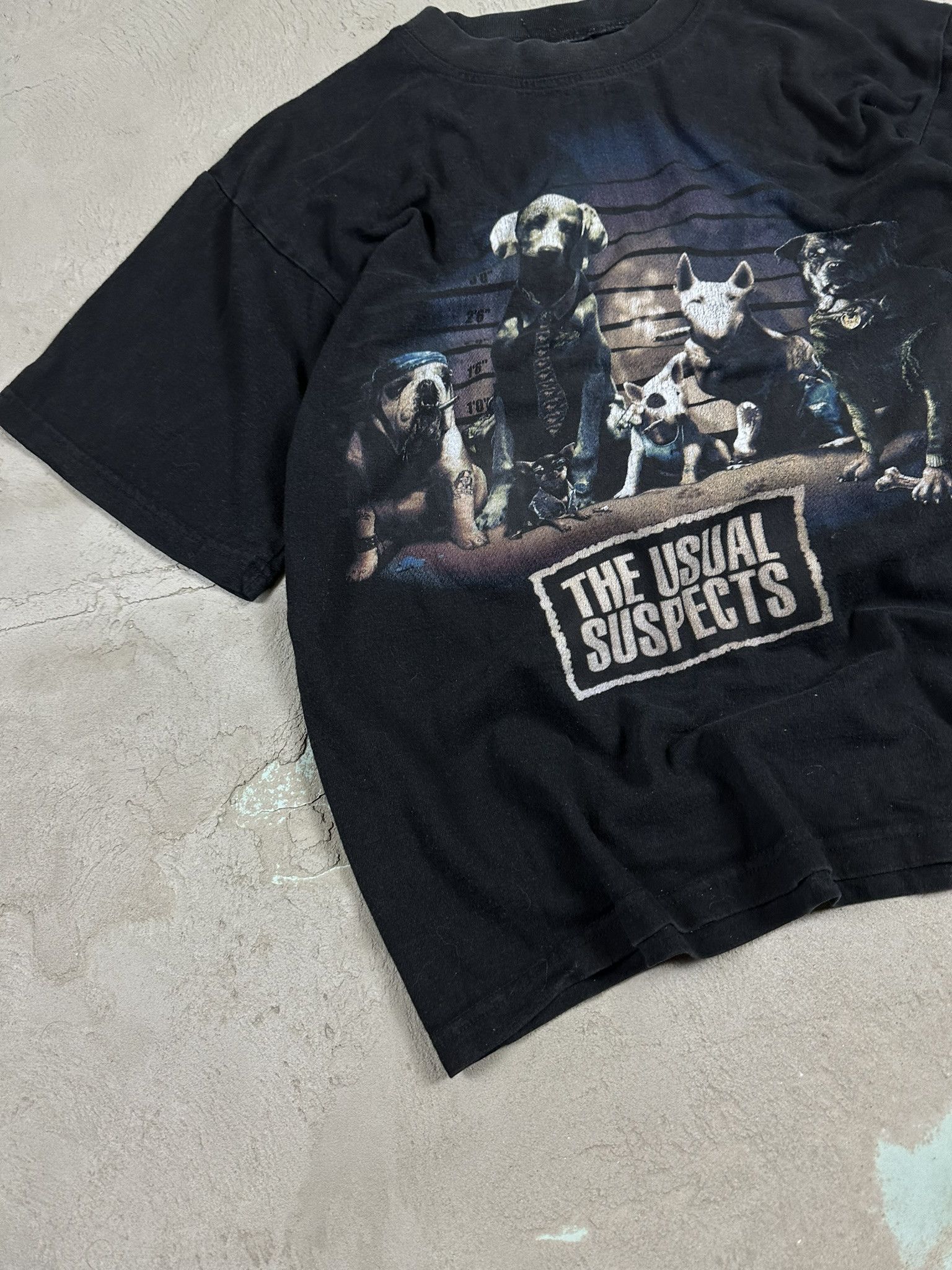 Vintage Vintage The Usual Suspect Dogs Animal Graphic T-shirt Size US M / EU 48-50 / 2 - 5 Thumbnail