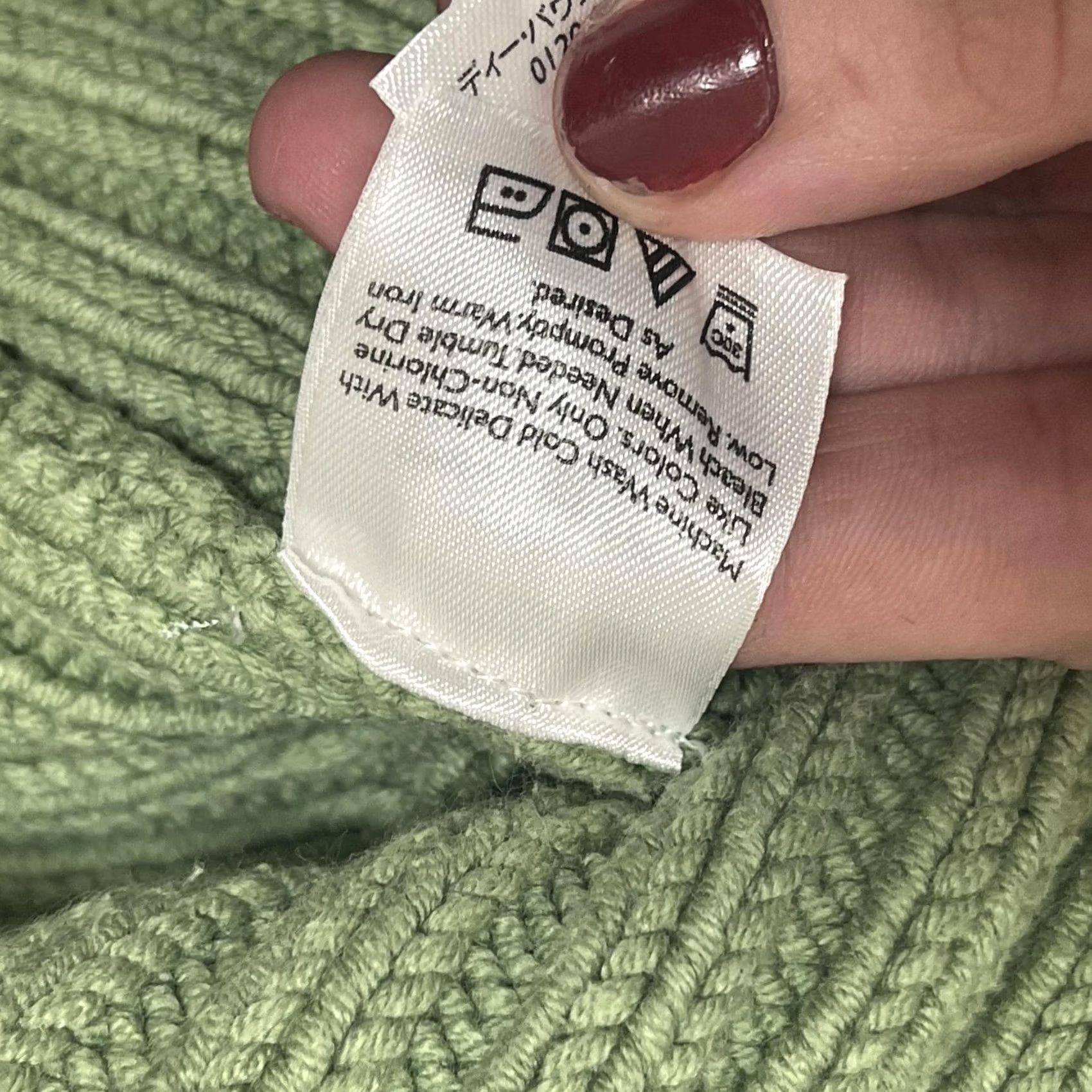 Eddie Bauer Eddie Bauer Womens Large Green Turtleneck Tight-Knit Pullover Sweater Solid Size L / US 10 / IT 46 - 3 Thumbnail