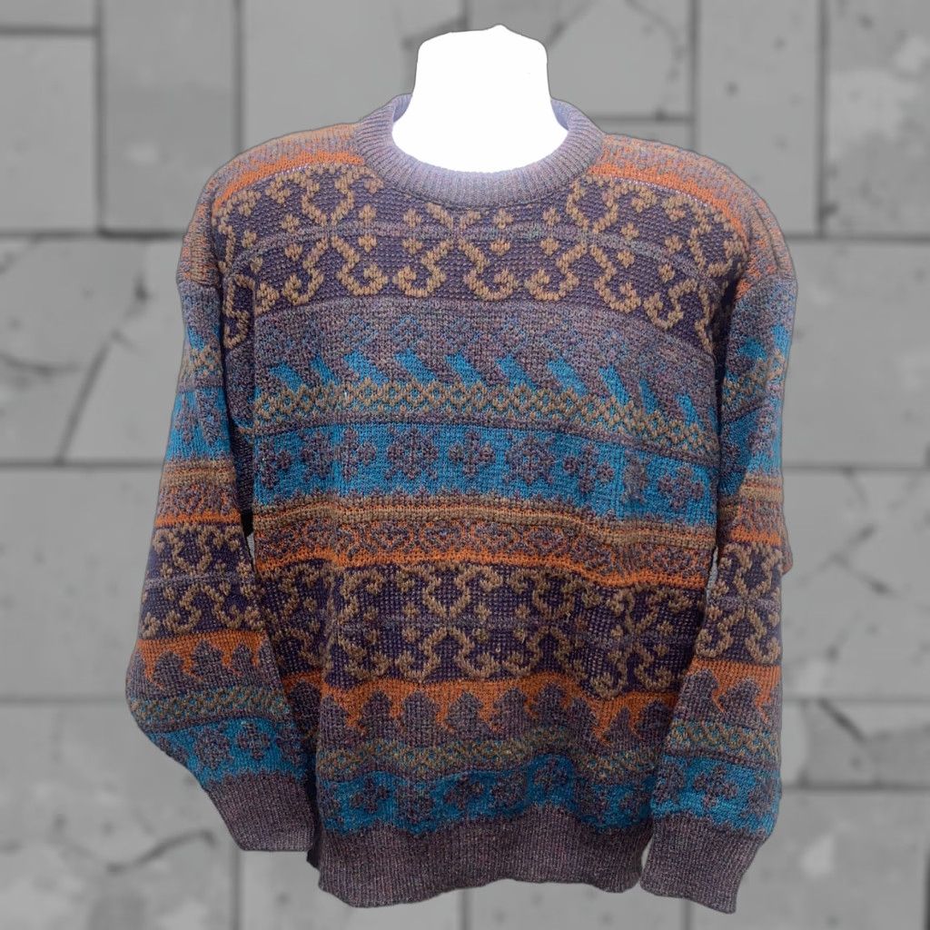 Vintage Pebble Beach Mens Brown ENGLAND MADE Acrylic Wool Blend Crewneck Sweater Size L Size US L / EU 52-54 / 3 - 1 Thumbnail