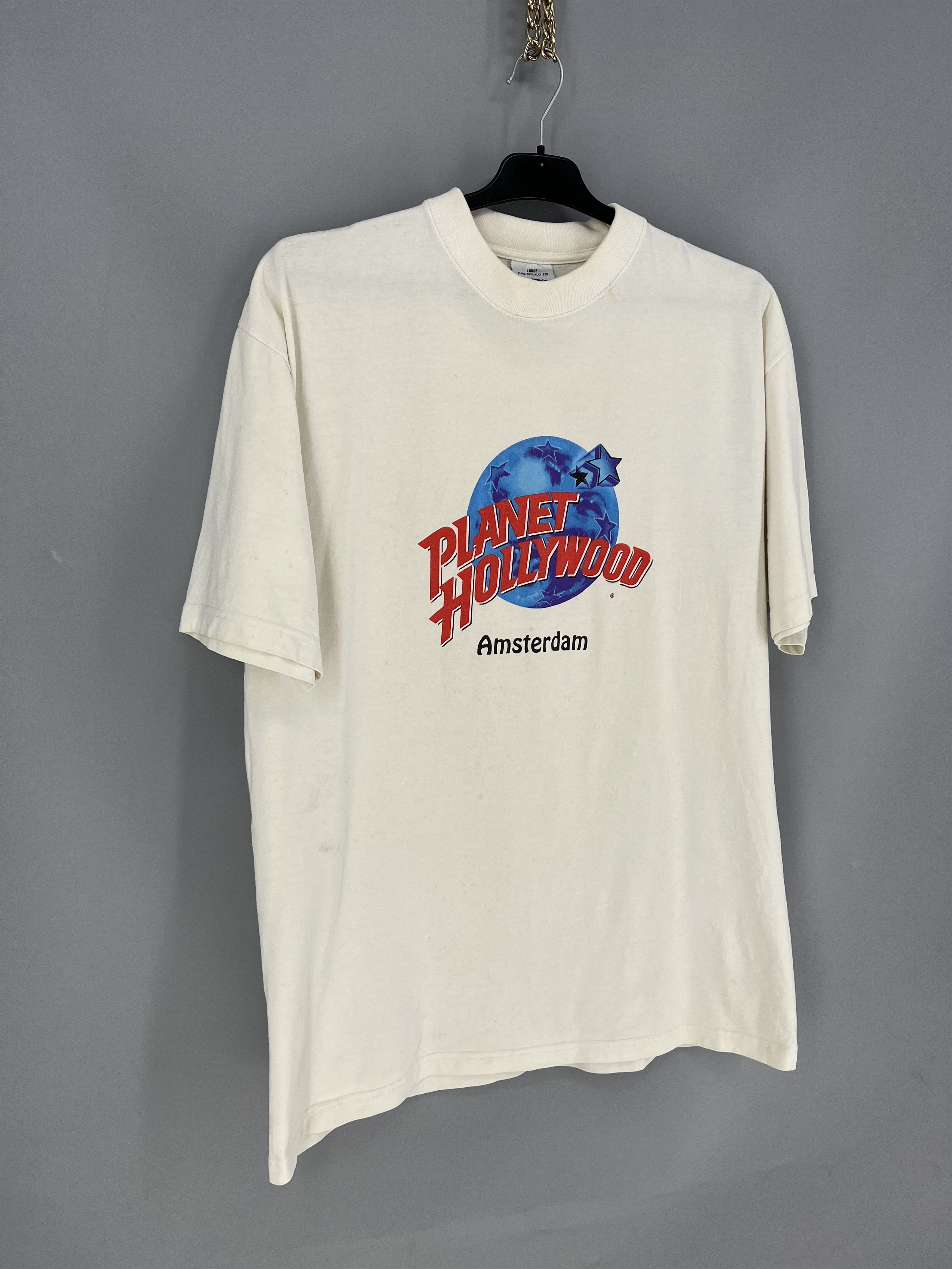 Vintage Vintage Planet Hollywood Shirt Mens large White Orlando Size US L / EU 52-54 / 3 - 2 Thumbnail