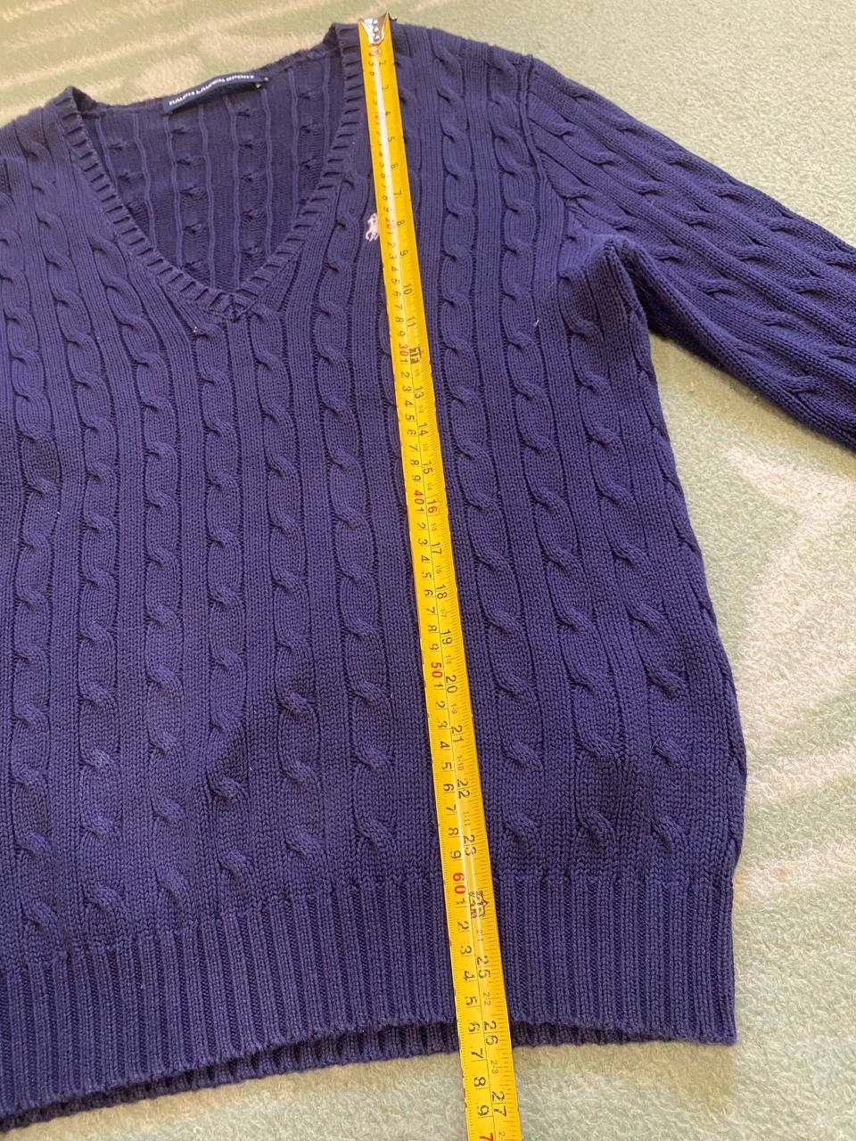 Polo Ralph Lauren Polo Ralph Lauren sweater Knitted vintage 90s V-neck Size US XL / EU 56 / 4 - 13 Thumbnail
