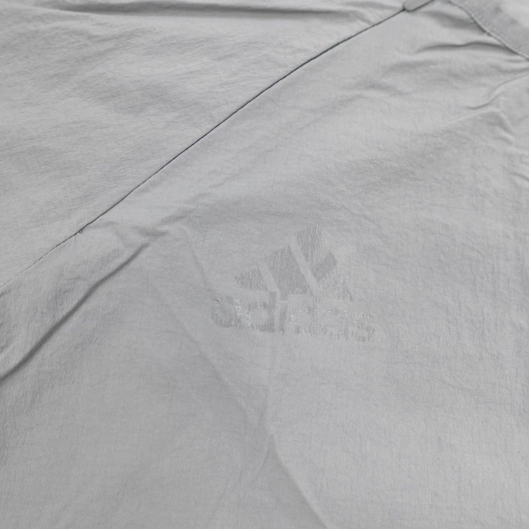 Adidas Adidas Jacket Medium Gray Tan Tech Advanced Soccer Pullover Windbreaker Lightweight Mens M Gray Windproof 1/4 Zip Size US M / EU 48-50 / 2 - 4 Thumbnail