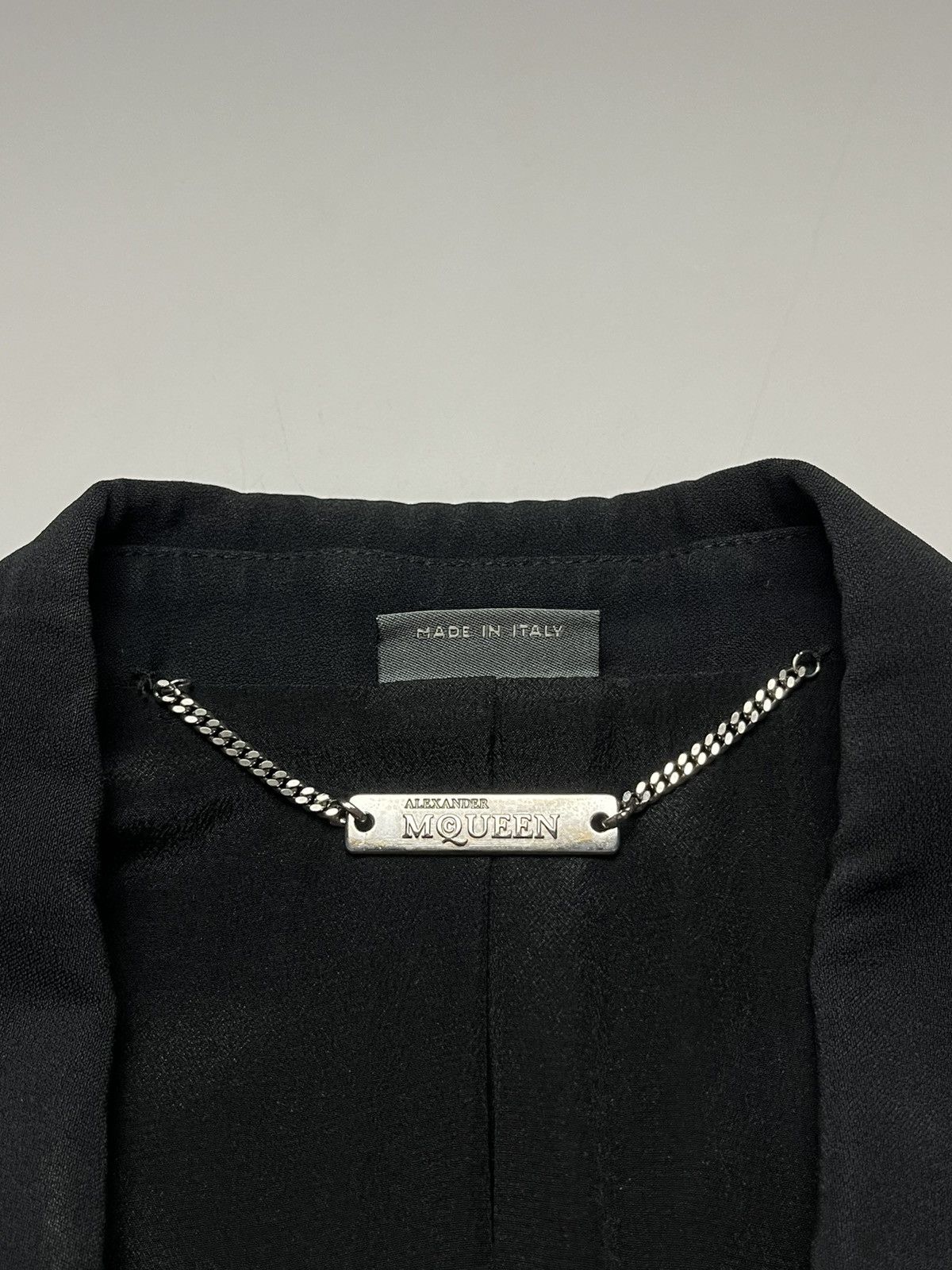 Alexander McQueen Alexander McQueen 2016 Leaf Crepe Single-Breasted Blazer Size L / US 10 / IT 46 - 4 Thumbnail