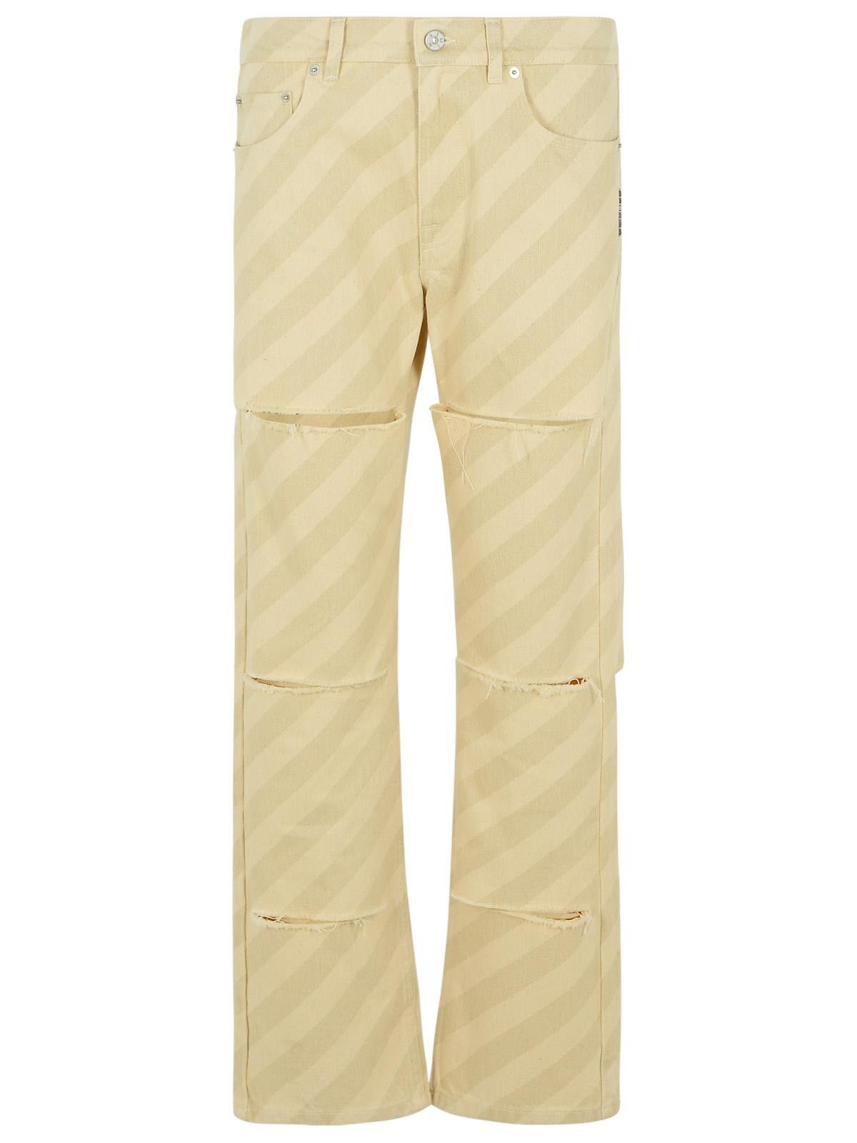 Marni MARNI Beige Cotton Jeans Size 27" / US 4 / IT 40 - 1 Thumbnail