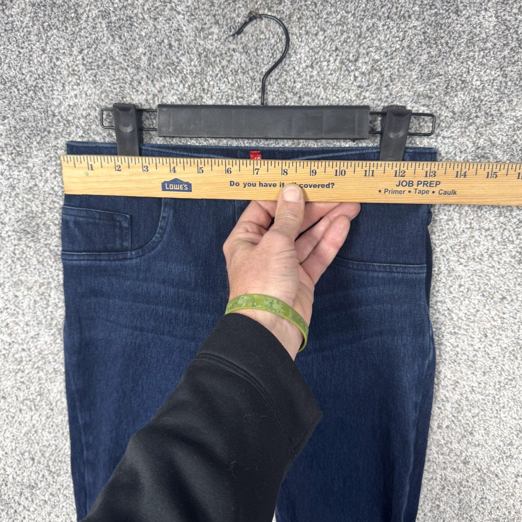 Spanx Spanx Jeans Womens Small Blue Dark Wash Mid Rise Jegging Pull On Shaping Stretch Size 28" / US 6 / IT 42 - 2 Thumbnail