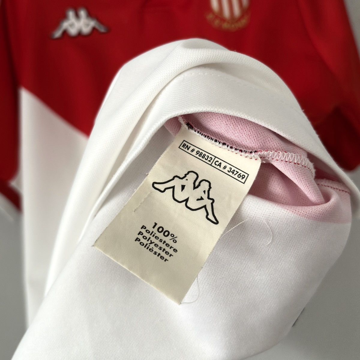 Kappa × Vintage 2000 2001 Monaco France Kappa Vintage Retro Soccer Jersey AS Size US L / EU 52-54 / 3 - 6 Thumbnail