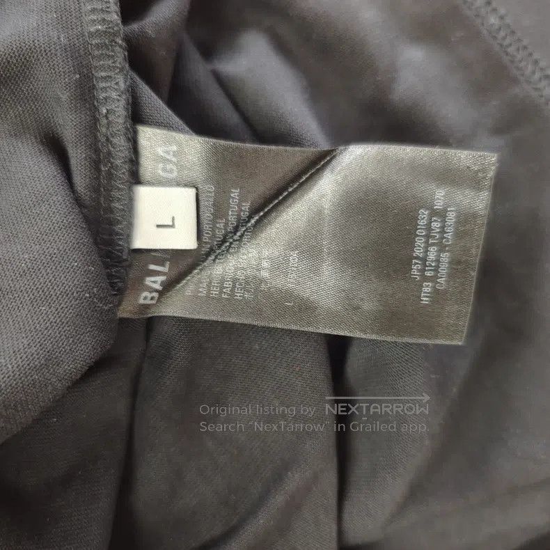 Balenciaga Balenciaga Plain Color Small Logo Short-sleeve T-Shirt Size US L / EU 52-54 / 3 - 4 Thumbnail