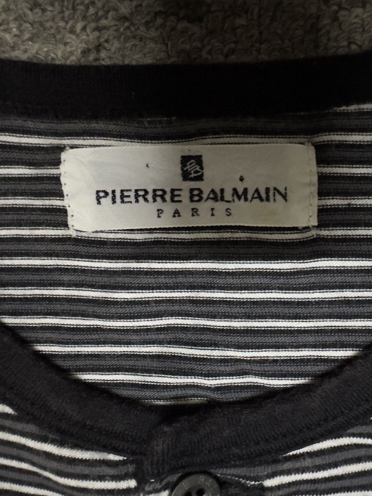 Pierre Balmain Pierre Balmain Striped Hanley Tee Size US L / EU 52-54 / 3 - 3 Thumbnail
