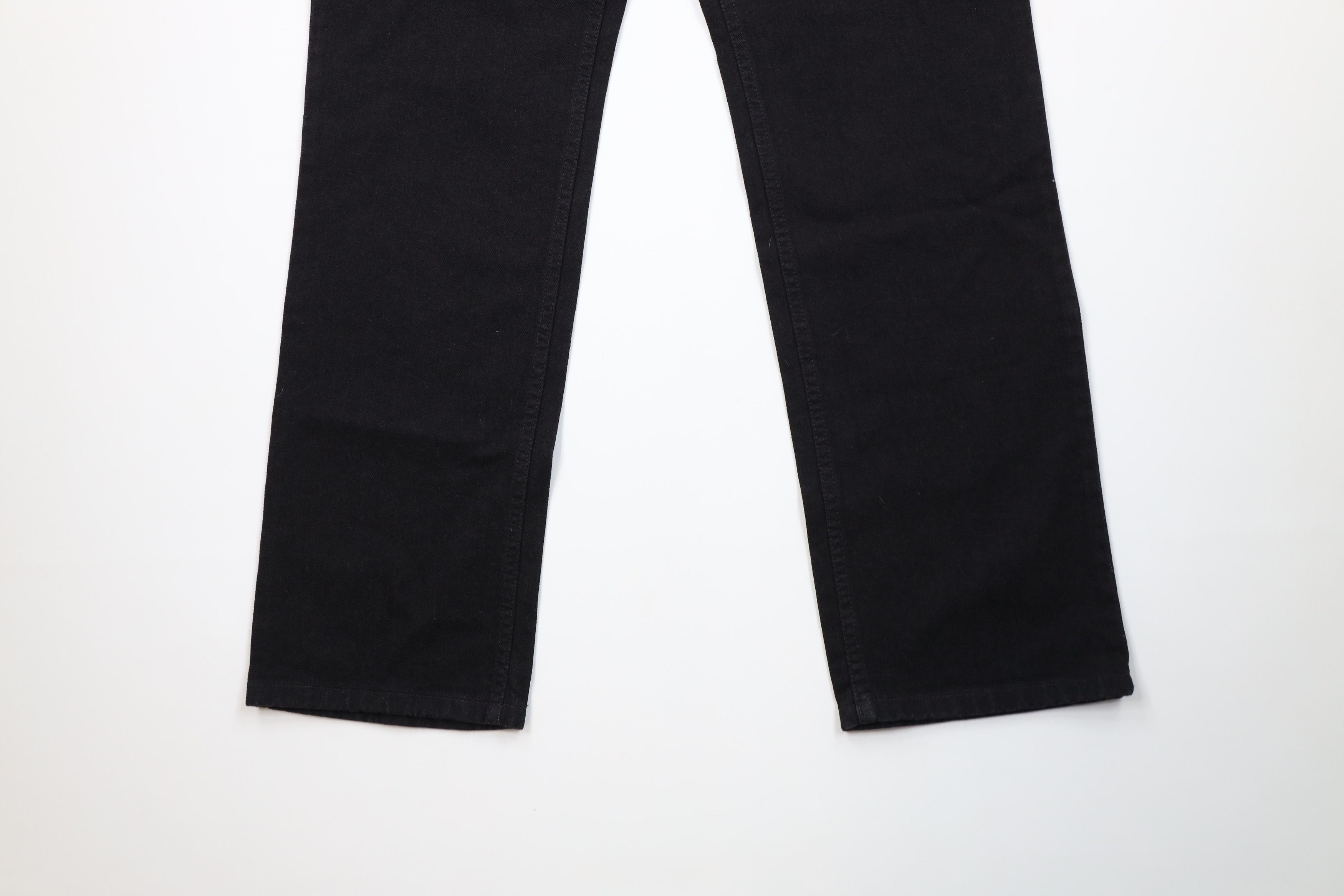 Vintage Deadstock Vintage 90s Streetwear Leg Denim Jeans Black Size US 36 / EU 52 - 4 Thumbnail