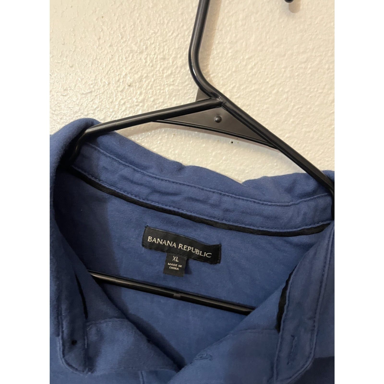 Banana Republic VINTAGE Banana Republic Slim Fit Polo Shirt Blue Cotton Men XL Size US XL / EU 56 / 4 - 3 Thumbnail