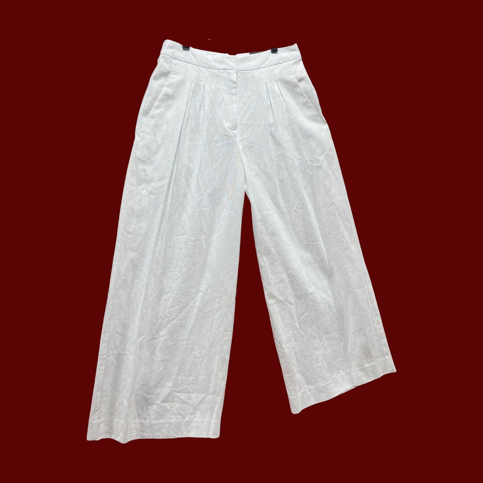 Worthington Worthington - Women's Mid-Rise Tall Cropped Pants - White - Size 26" / US 2 / IT 38 - 19 Thumbnail