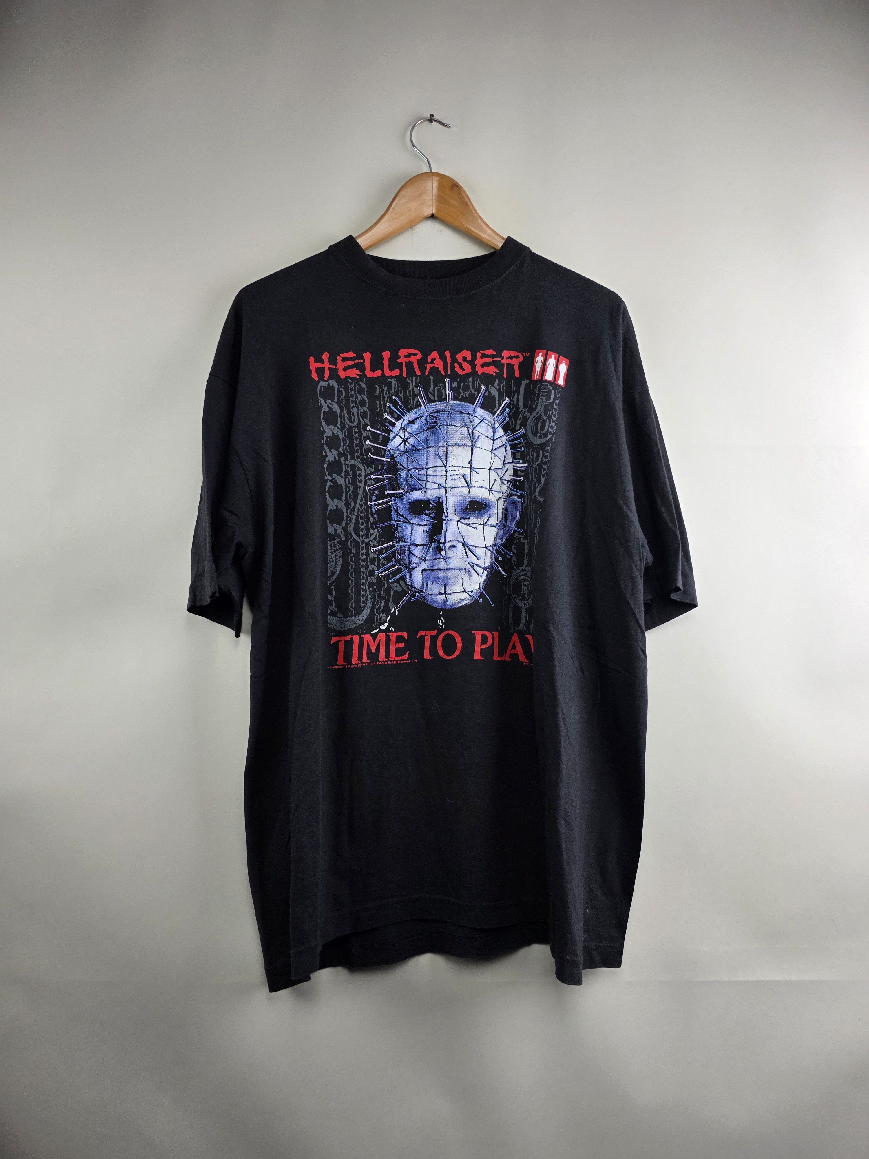 Band Tees × Vintage 1993 Hellraiser 3 III Time to play 90s XL 23" 30.5" Size US XL / EU 56 / 4 - 1 Thumbnail