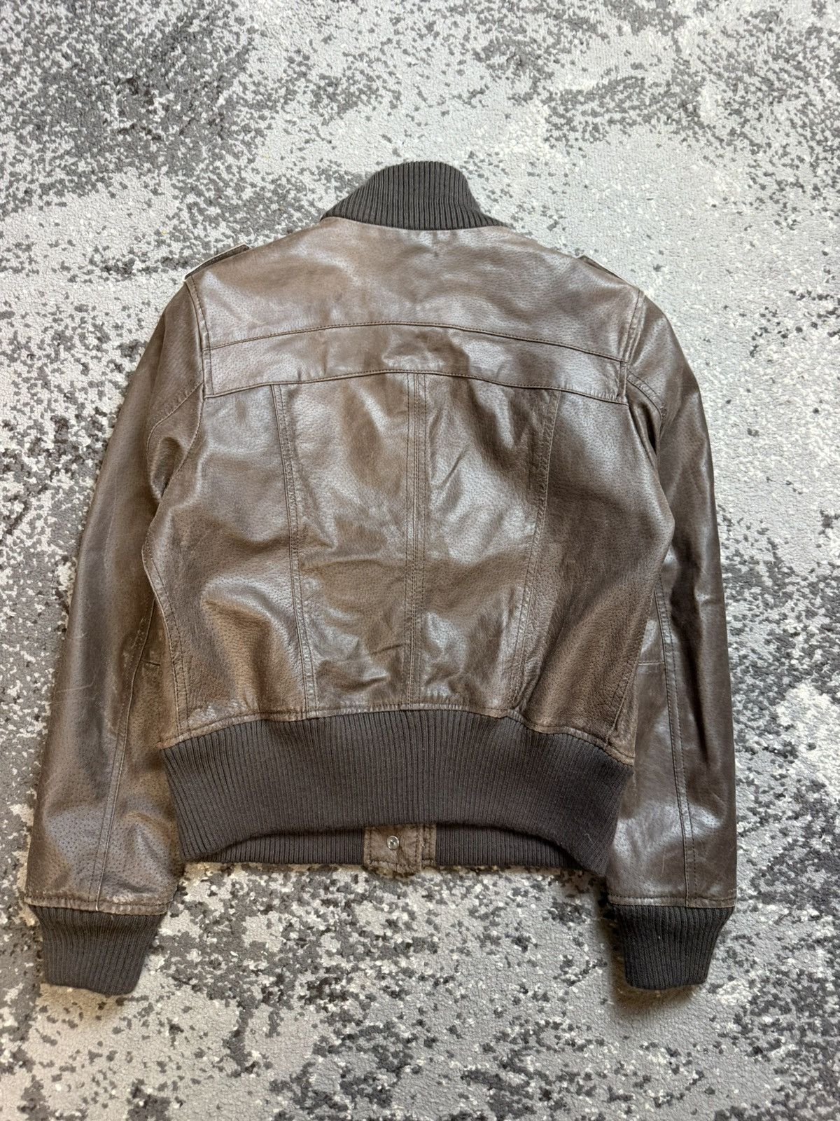 Vintage Vintage Y2K Redherring Skin Leather Jacket High Collar Avan Size M / US 6-8 / IT 42-44 - 8 Thumbnail
