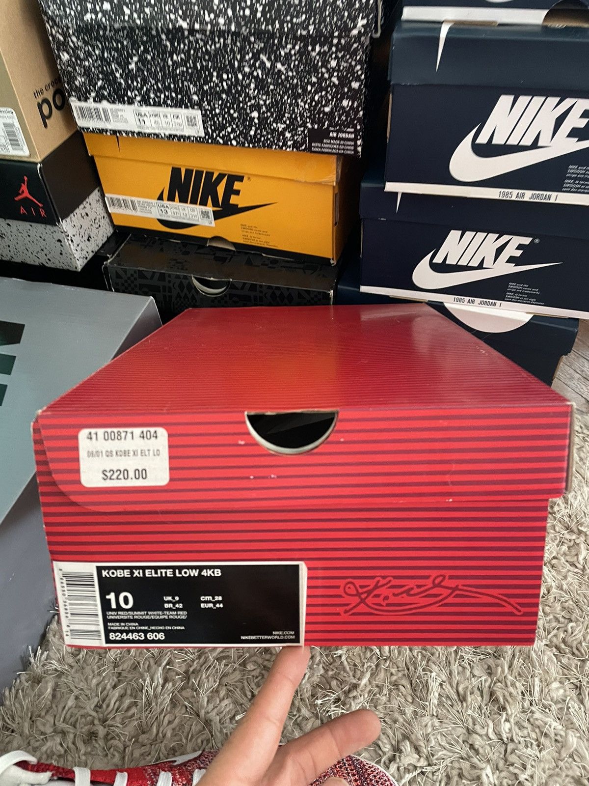Nike Nike Kobe 11 Elite Low 4KB ‘Red Horse’ Size US 10 / EU 43 - 9 Thumbnail