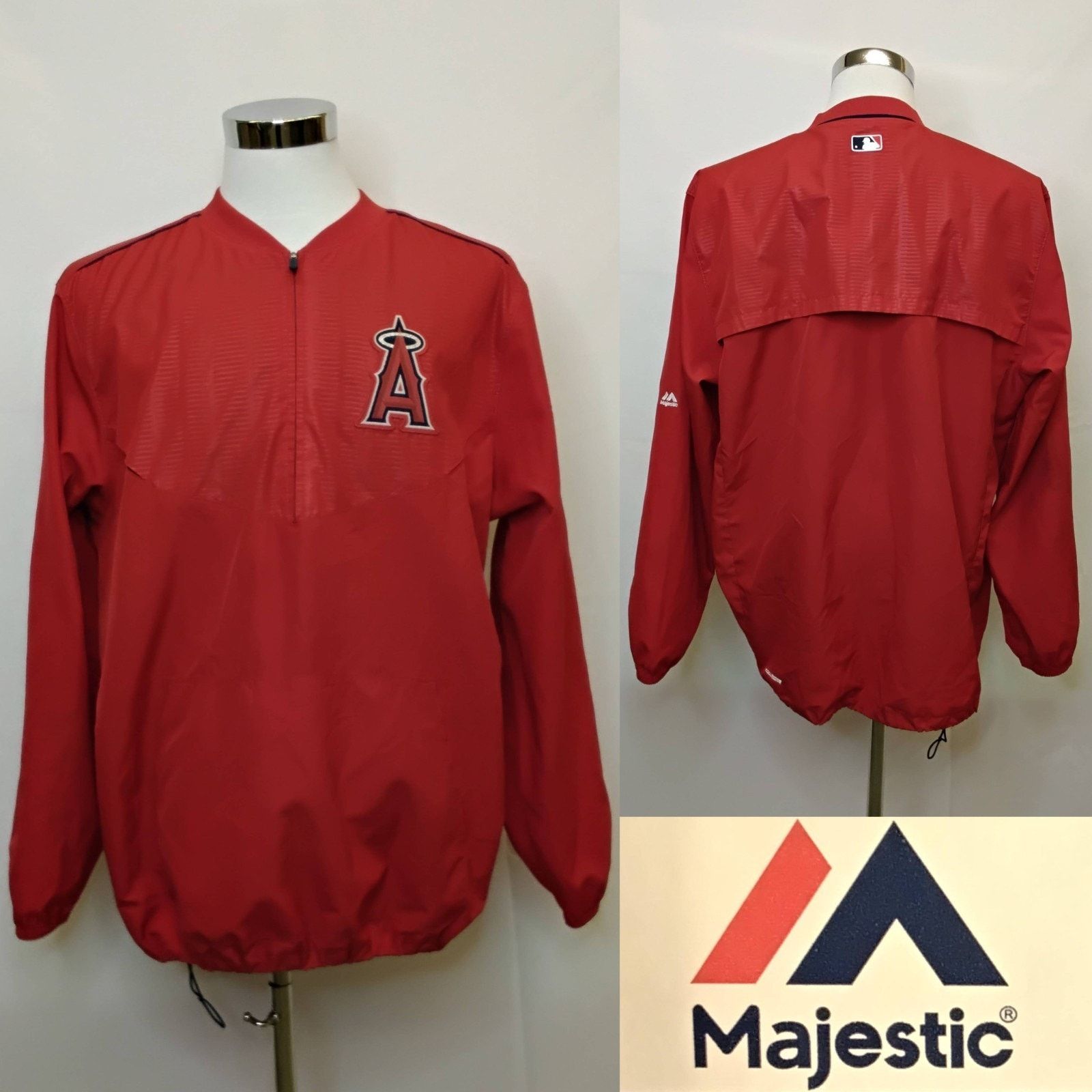 Majestic MLB Los Angeles Angles Majestic Windbreaker Men's L Red Size US L / EU 52-54 / 3 - 1 Thumbnail