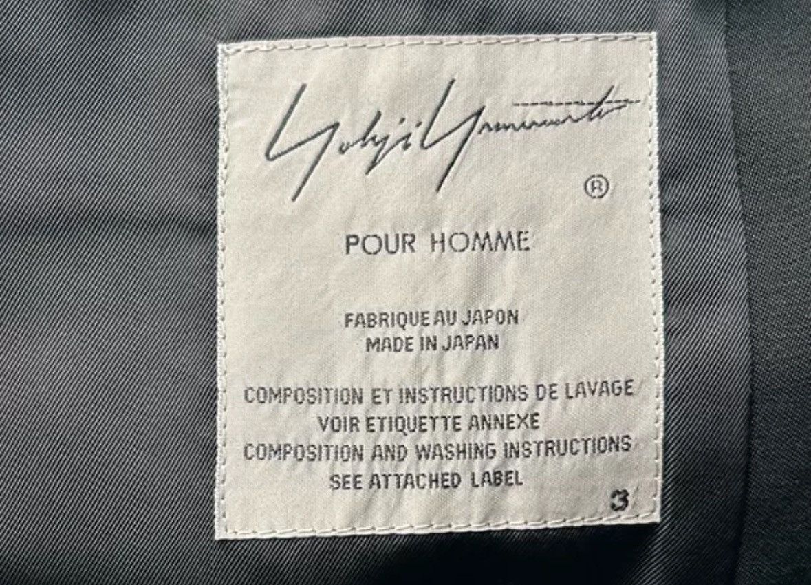 Yohji Yamamoto Yohji Yamamoto 20aw White Armband Wool Suit 2412-Nextarrow Size US L / EU 52-54 / 3 - 5 Thumbnail