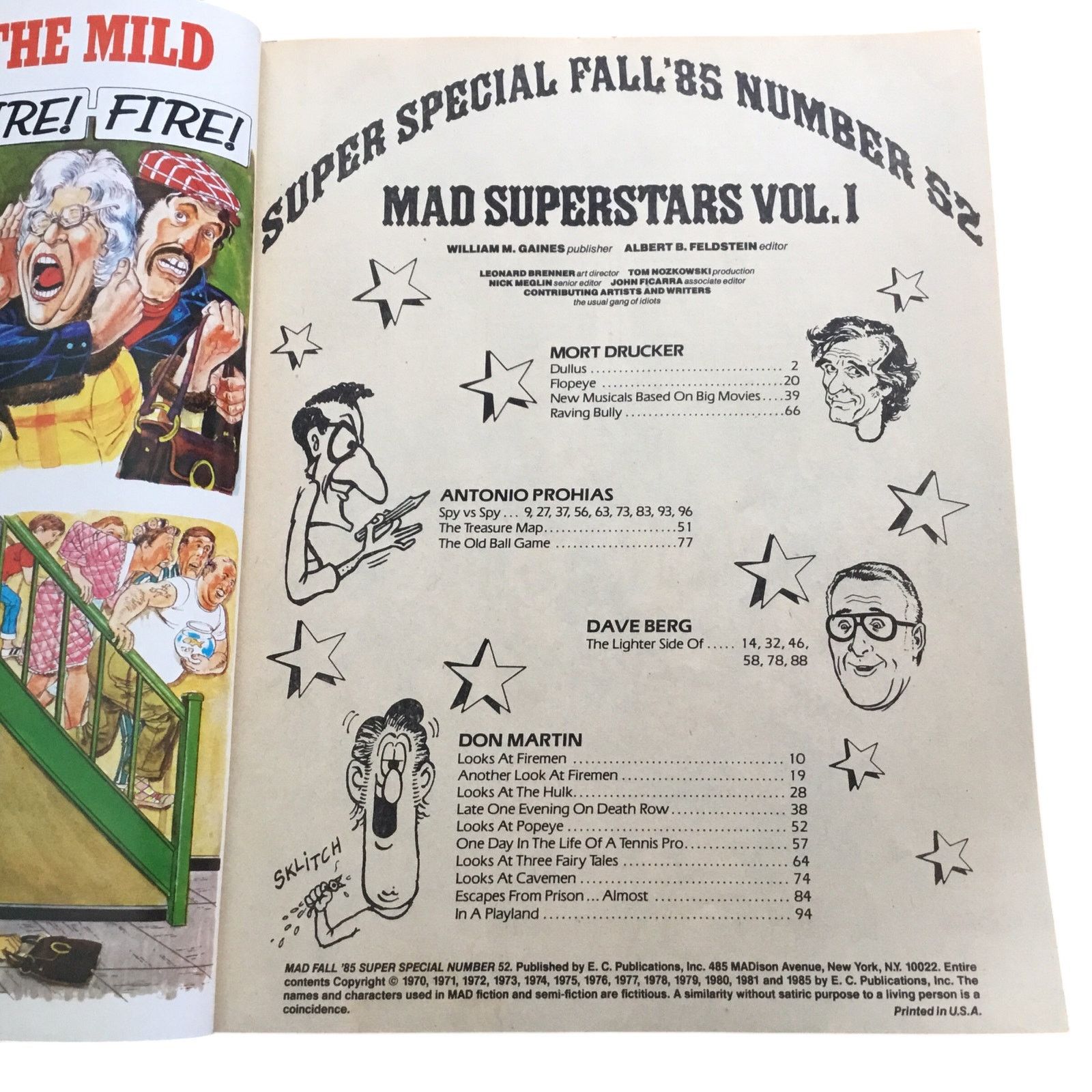 Other Mad Magazine Super Special Fall 1985 Vintage SuperStars Vol1 Size ONE SIZE - 3 Thumbnail