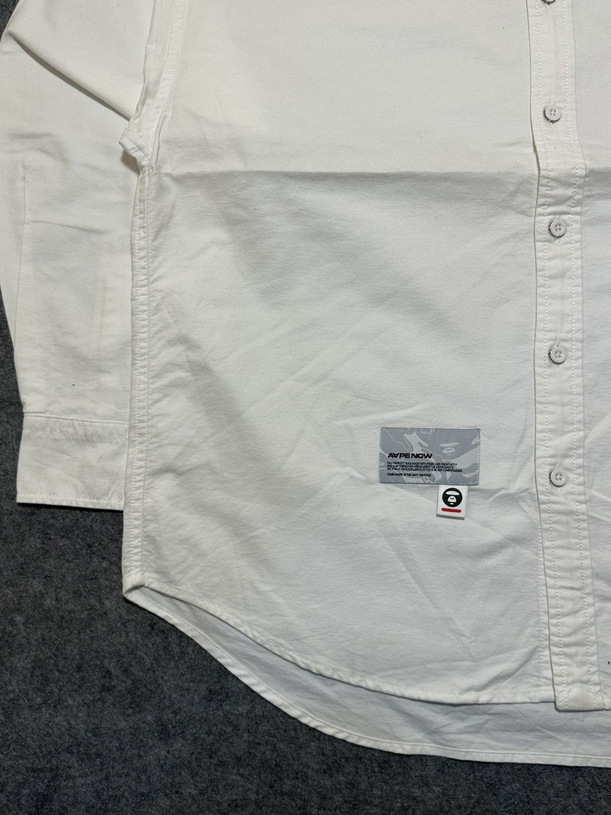 Aape AAPE BY *A BATHING APE® long-sleeved Oxford shirt. Size US S / EU 44-46 / 1 - 4 Thumbnail