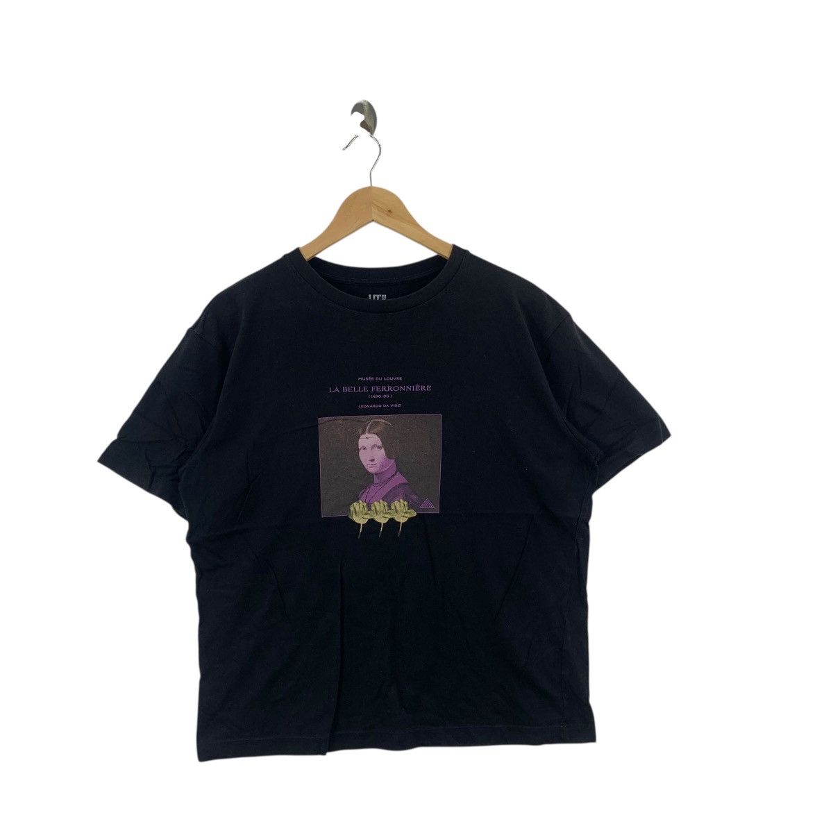 Uniqlo UNIQLO x LOUVRE Leonardo Da Vicci La Belle Ferronniere Tee Size XL / US 12-14 / IT 48-50 - 3 Thumbnail
