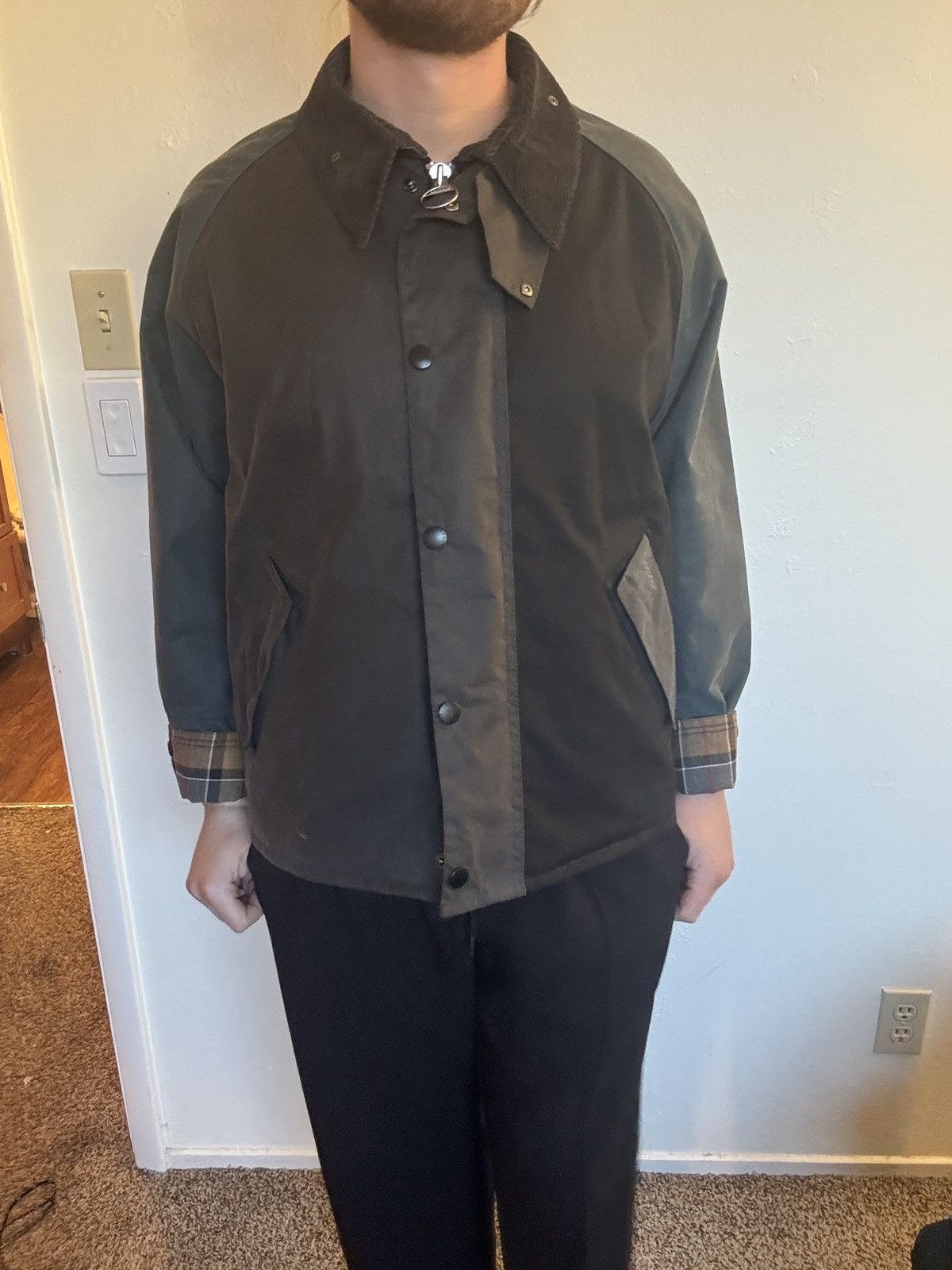 Barbour Barbour Patchwork Transport Wax Jacket Size 38 (OS-M / L) Size US M / EU 48-50 / 2 - 7 Thumbnail