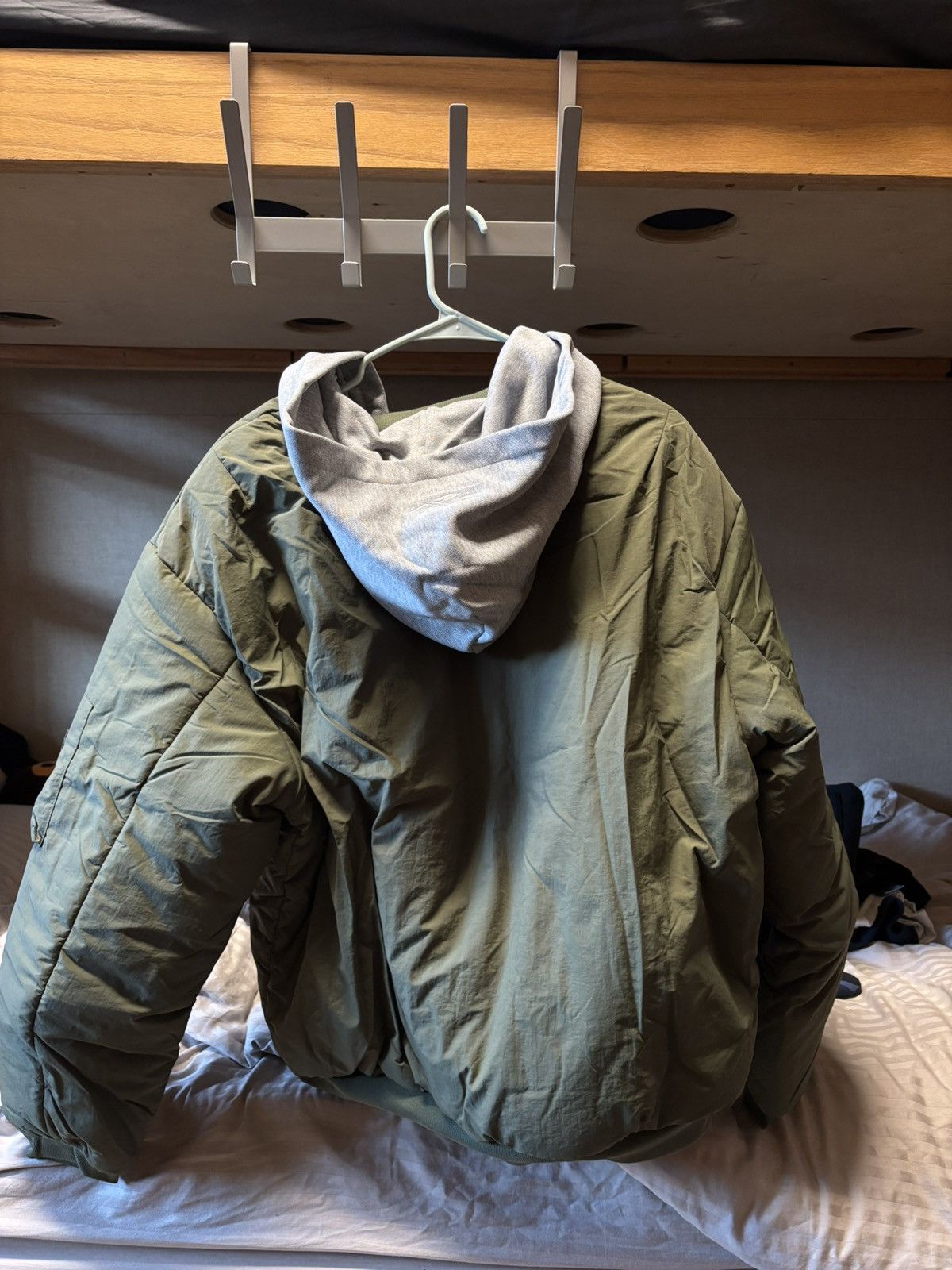 New Day Same Pain NewDaySamePain Olive Bomber Jacket Size US XL / EU 56 / 4 - 2 Thumbnail