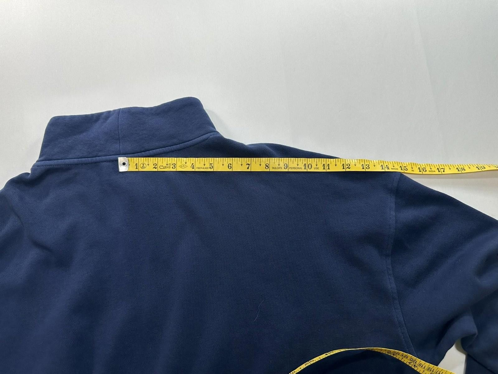 Old Navy Old Navy 1/2 Zip Cotton/Poly Fleece Pullover Blue Mens XL Size US XL / EU 56 / 4 - 6 Thumbnail