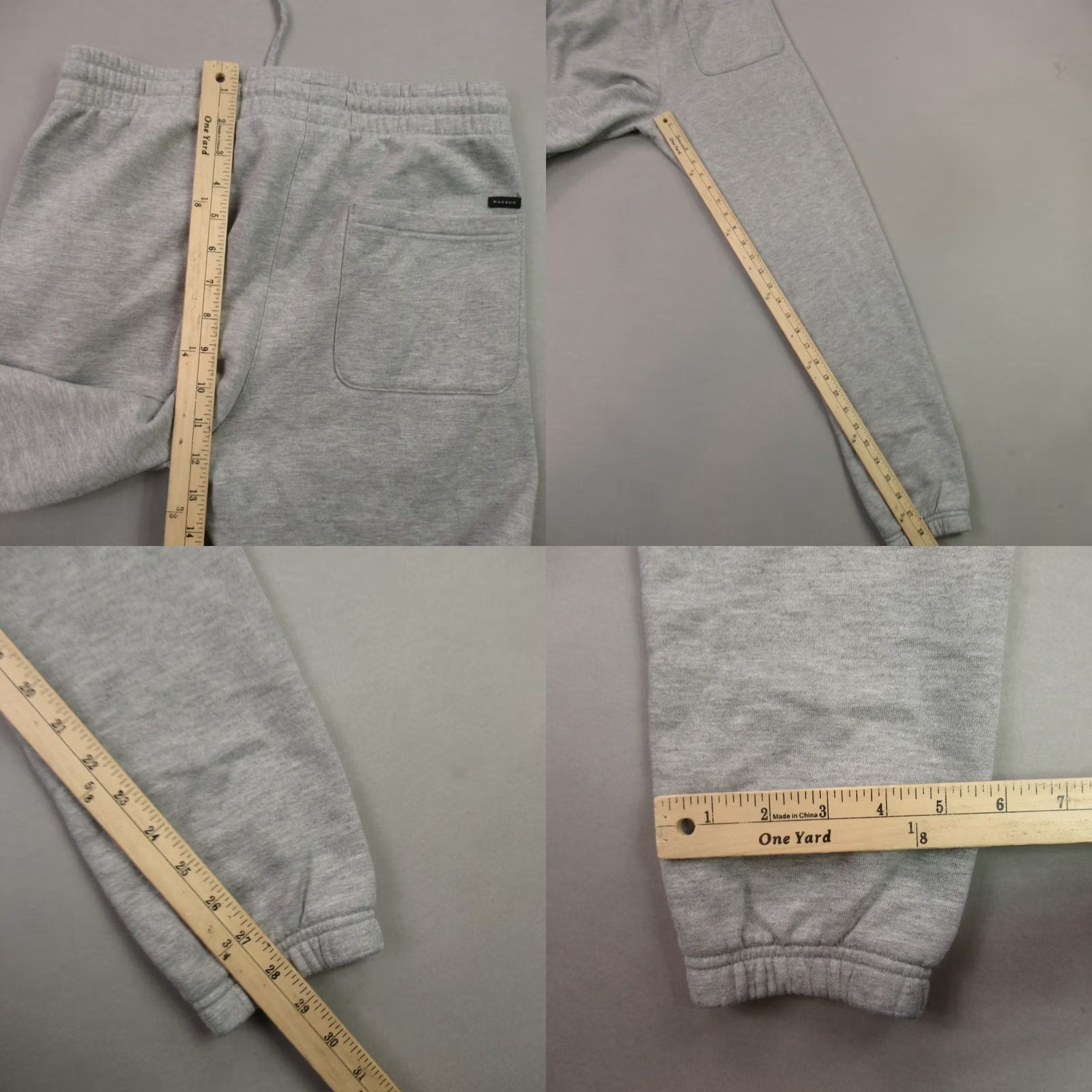 Pacsun Pacsun Sweatpants Mens Small Warm Up Lightweight Elastic Stretch Gray Size US 29 - 8 Thumbnail