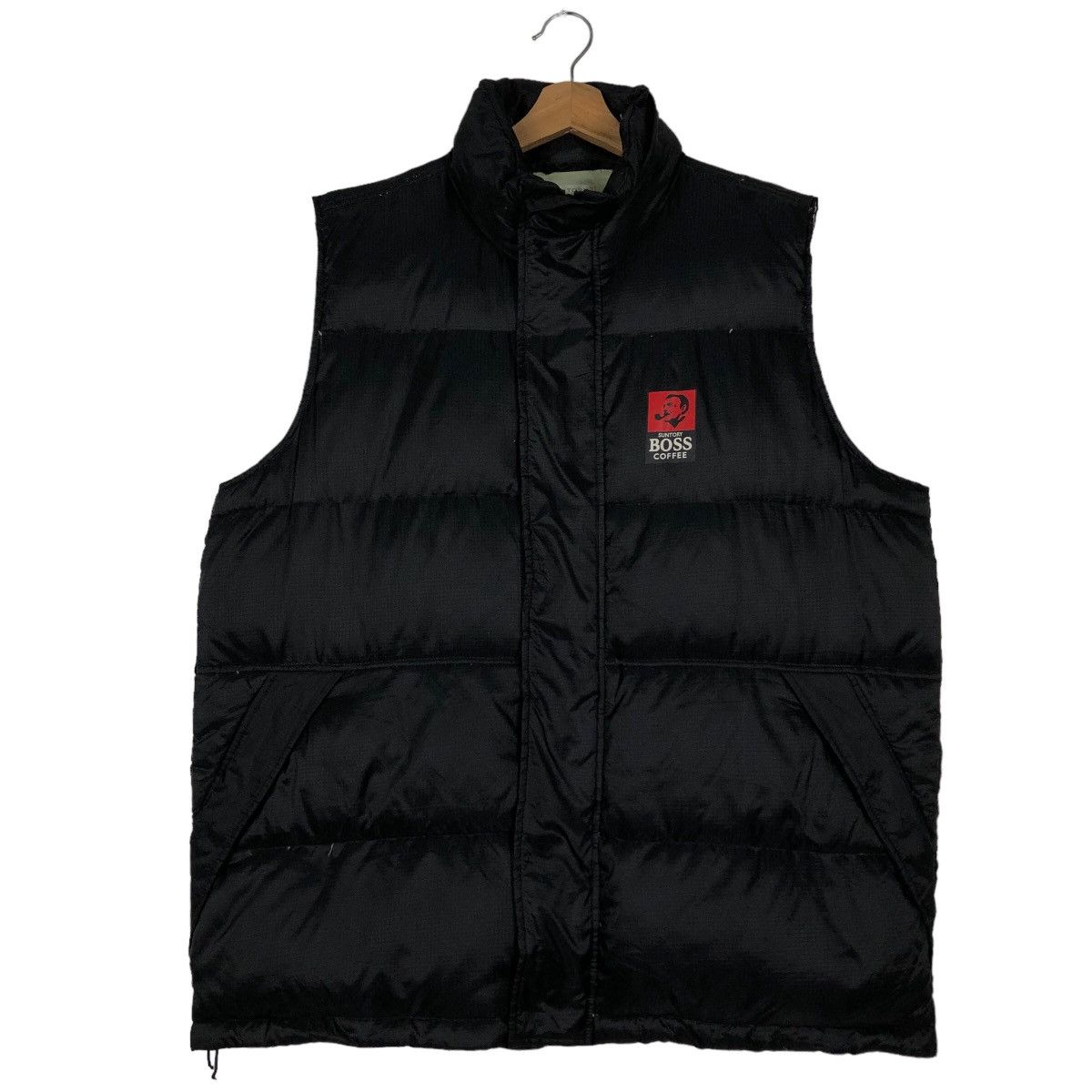 Japanese Brand 🔥90’s Puffer Down Vest Suntory Original Design Big Logo Size US M / EU 48-50 / 2 - 2 Thumbnail