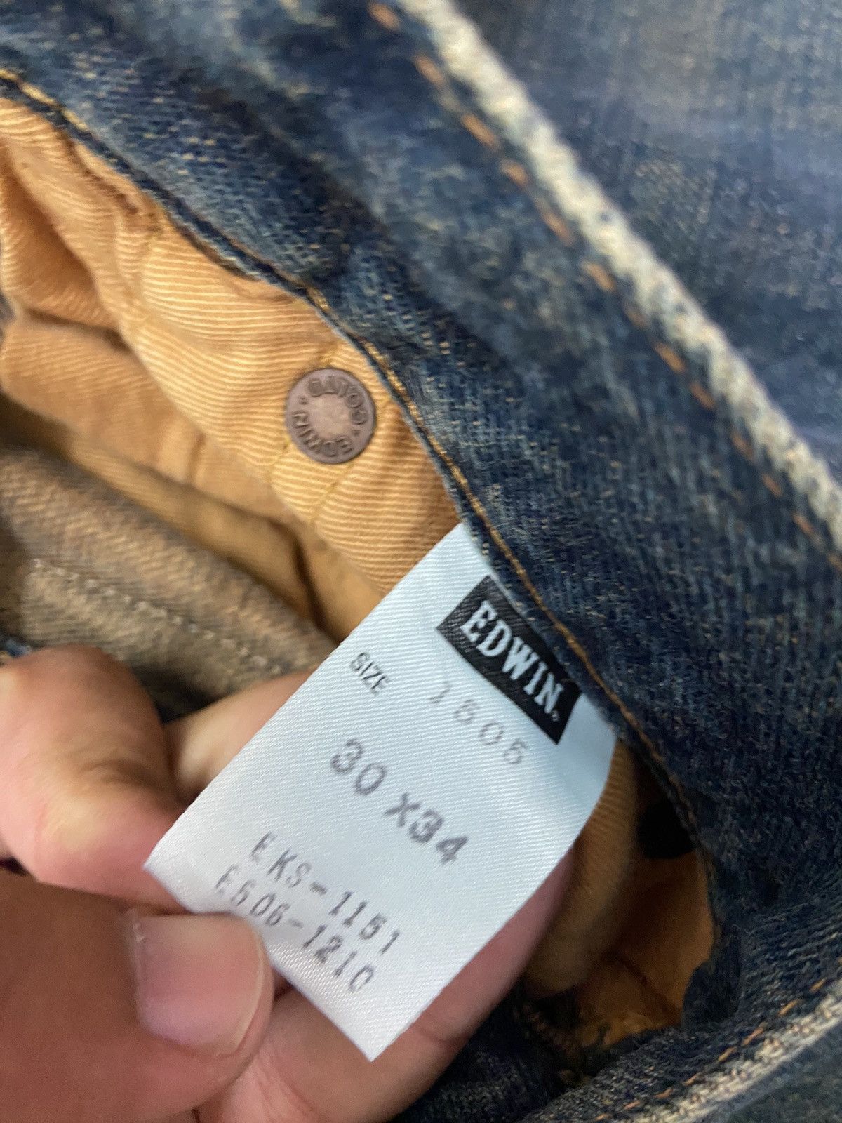 Edwin × Vintage VINTAGE EDWIN DENIM 505 SELVAGE Size US 30 / EU 46 - 8 Thumbnail