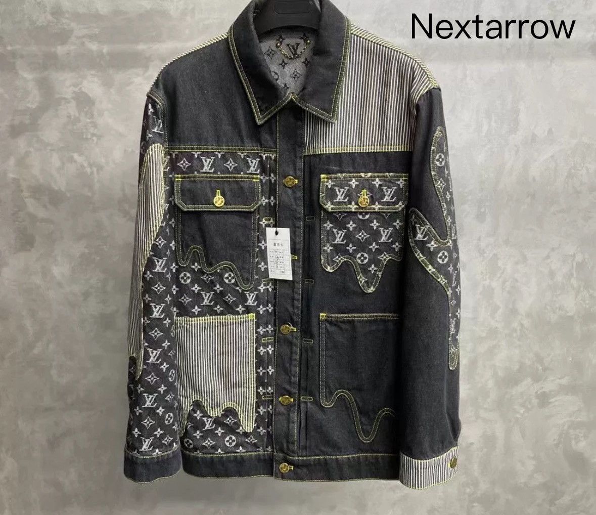 Louis Vuitton Louis Vuitton's latest Nigo print logo denim jacket Size US S / EU 44-46 / 1 - 1 Thumbnail