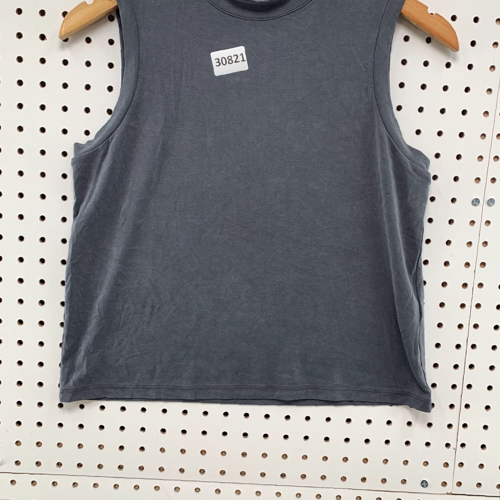 Madewell MADewell Mock Neck Tank Top Womens XS Gray Sleeveless Casual Business Tank Top XS Gray Women 16X20 Size XS / US 0-2 / IT 36-38 - 6 Thumbnail