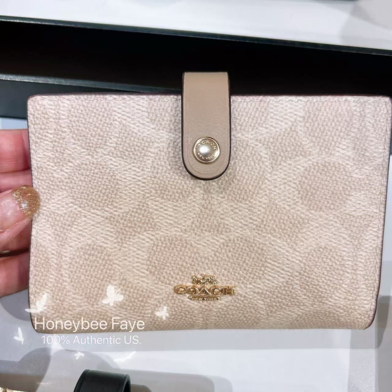 Coach 2 In 1 Wallet In Blocked Signature Canvas CBK54 Size ONE SIZE - 1 Thumbnail