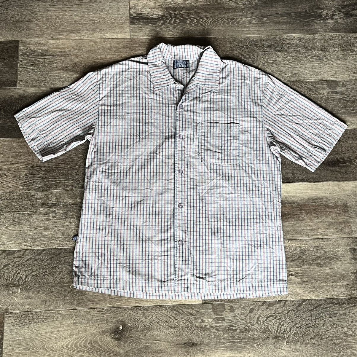 JNCO Vintage 90s Kikwear JNCO Jeans Plaid Check S/S Button Shirt Size US L / EU 52-54 / 3 - 1 Thumbnail