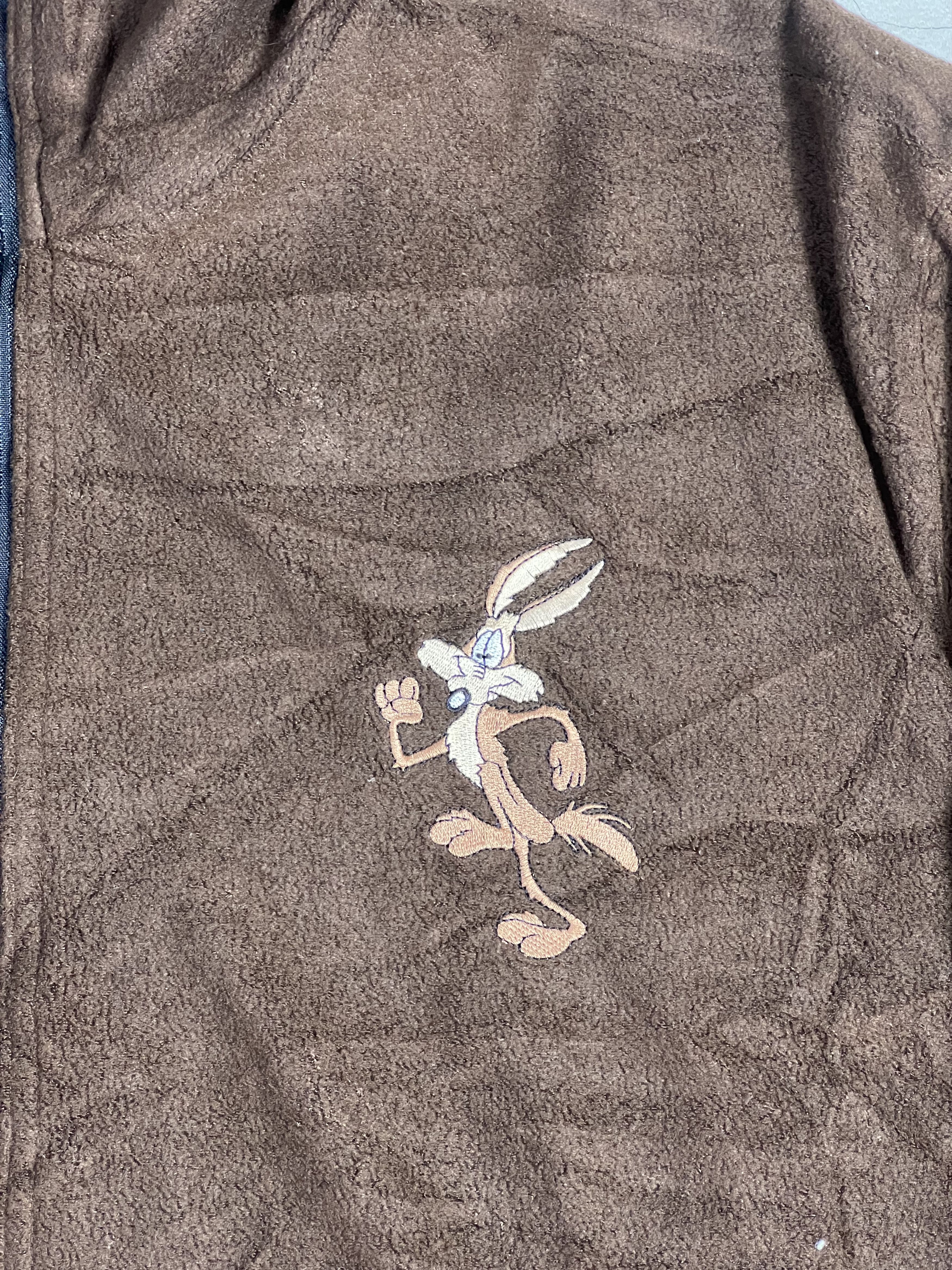 Cartoon Network Vtg 90s Wile E. Coyote Reversible Suede Jacket (XL) GTMD813 Size US XL / EU 56 / 4 - 6 Thumbnail