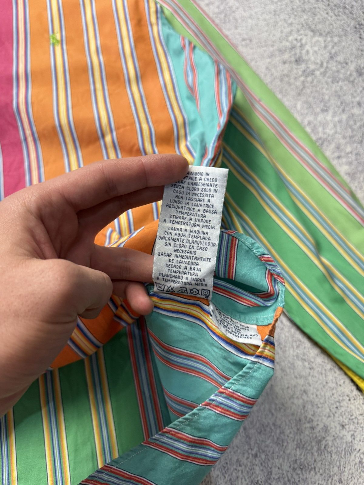 Polo Ralph Lauren Vintage RALPH LAUREN Multicolour Striped long Sleeved Shirt Size US XL / EU 56 / 4 - 17 Thumbnail