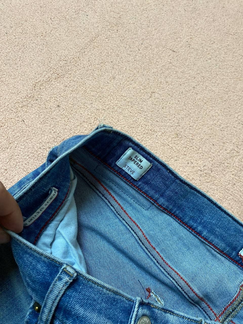 Tommy Hilfiger × Vintage VINTAGE JEANS BAGGY FADED STYLE Size US 33 - 6 Thumbnail