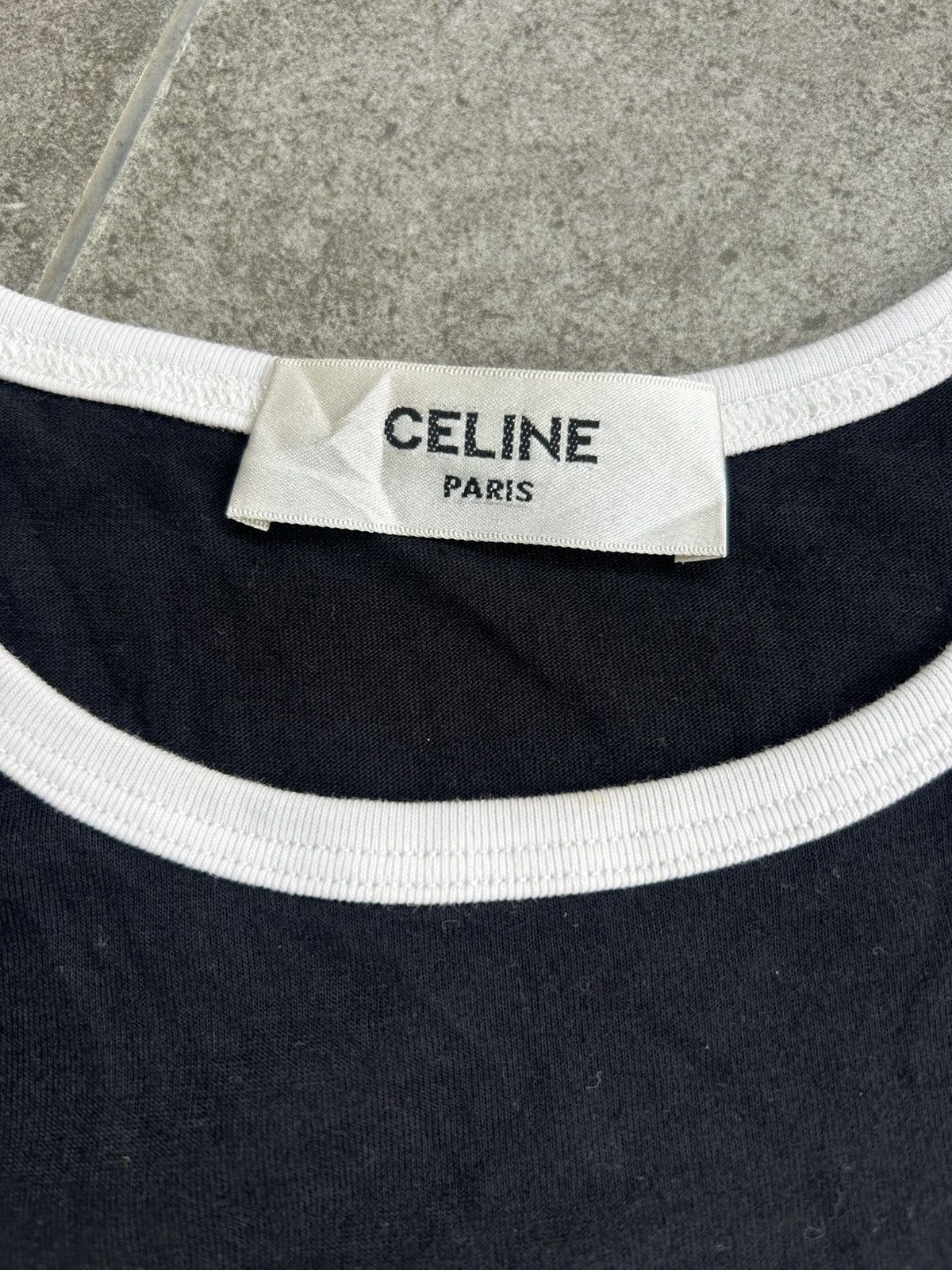 Celine Celine Paris T-shirt Cotton Jersey Size L / US 10 / IT 46 - 5 Thumbnail