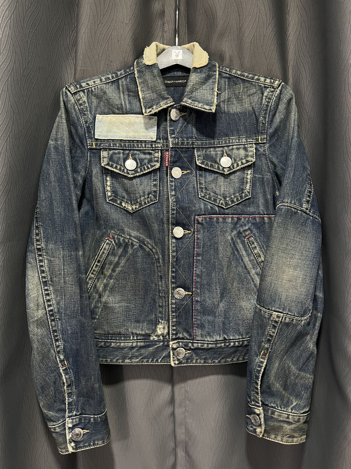 Dsquared2 DSQUARED2 All Over Patches Denim Jacket - SIZE 52